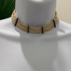 Judith Jack Cream Pearl Multi-Strand Necklace